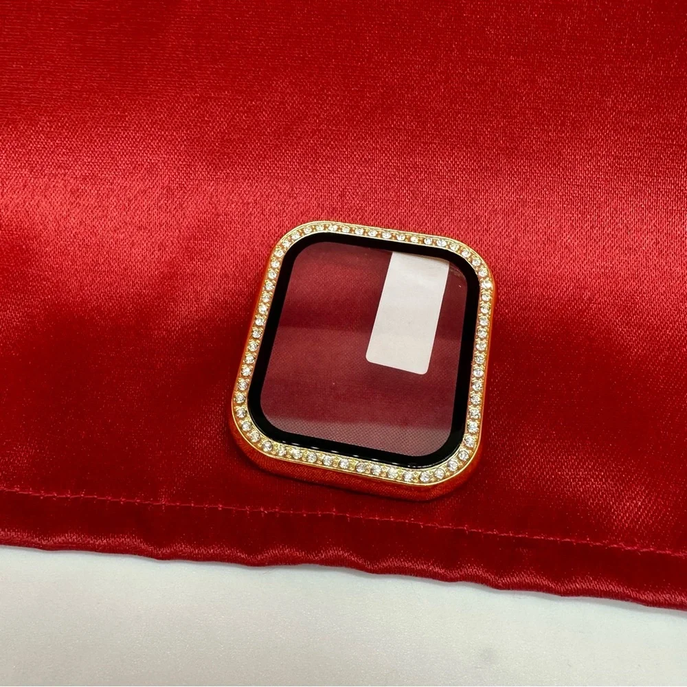smart watch case gold